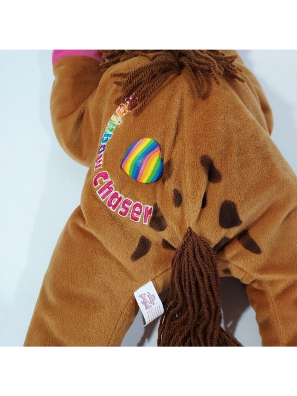 Lisa Frank Rainbow Chaser 22" Brown Horse Plush Vintage 1990's - Picture 3 of 13
